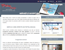 Tablet Screenshot of petradesign.ro